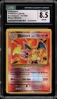 Pokemon Charizard XY Evolutions Reverse Holo Rare #11 Minor Miscut Error CGC 8.5