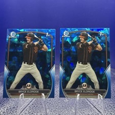 (2) 2023 Bowman Draft Sapphire Bryce Eldridge #BDC-107 Giants 