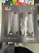 MTG WS-SP-2028 RGB Gaming Speakers 20W Touch Control USB AUX Wired