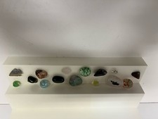 Mixed Tumbled Gemstone Lot Arrowhead Agate Jasper Quartz Glass Paperweight