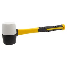 16ox Two Face Mallet Soft and Hard Heads Wood Carpentry Woodworking Hobby