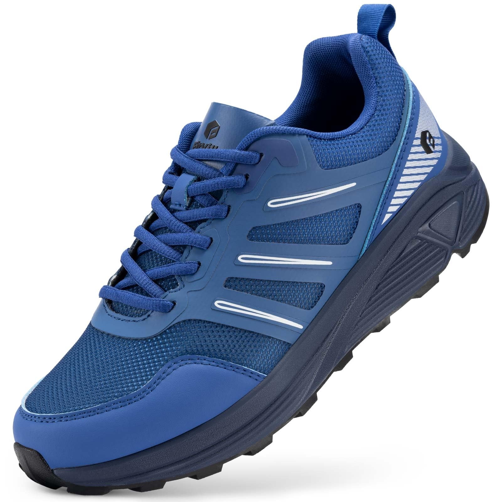 Chaussure de trail homme extra large pour marcher sans douleur sur les sentiers de trekking