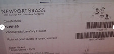 Newport Brass 1030/15S Chesterfield Bathroom Widespread Faucet Satin Nickel NEW