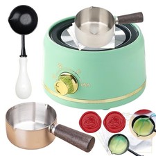 Sealing Wax Warmer , Electrical Wax Seal Melting Warmer Kit with a 80ml Large...