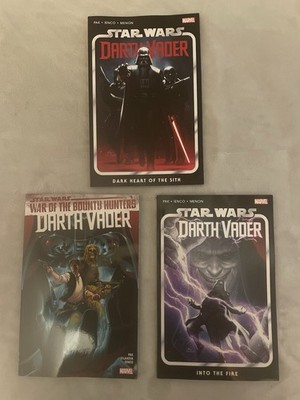 Star Wars Darth Vader 2020 Vols 1-3 TPB Heart of Sith-Into Fire-WarBountyHunters