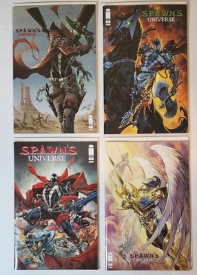 SPAWNS UNIVERSE #1 B C D E Image NM  1ST APP DISRUPTOR lot of 4