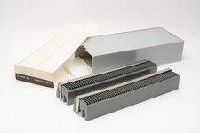 Leica straight slide trays holds 100 35mm slides (2x 50 slot trays per box)