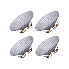 4 Pcs PAR36 LED Light Bulb G53 12V 9W Waterproof Red Green Blue Warm White Flood