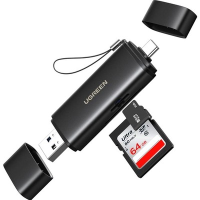 SD Kartenleser, USB C, UHS-II, 312MB/s, Micro SD, SDHC, SDXC, Kompakt