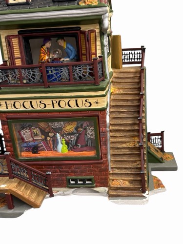 Department 56 Snow Village Halloween Helgas House Of Fortunes 55316 Rare Retired - Picture 3 of 9