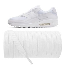 Flat Shoelaces for Air Max 90 1 Running Sneakers, 5/16" 8mm Cotton Shoe Lace...
