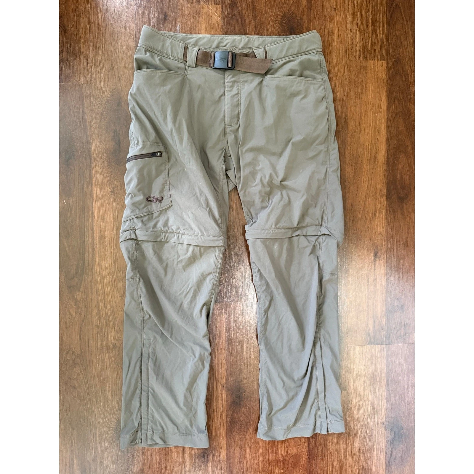 Outdoor Research Equinox Convertible Pants Brown 30x29 Zip Off Belted Hiking
Opens in a new window o
