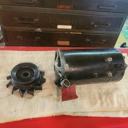 1955-57 Chevrolet Generator 6V 30A Missing Armature New Brushs Bearing End Plate