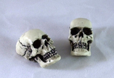 2 Skull Electric Guitar Pots Knob Fender Strat Stratocaster American Made 9PK2