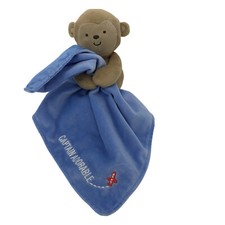 Carters Captain Adorable Monkey Baby Lovey Stuffed Plush Plane Child of Mine