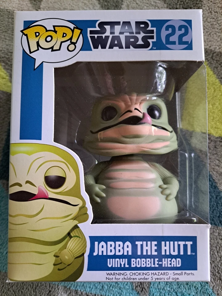 Jabba the Hutt Pop 22 - Caja Azul Star Wars Funko Pop! Vinilo 2014 - abovedado + P/P Foto 2 de 4