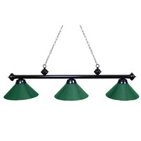 Ozone Black Pool Table Light With Green Shades Ozone Black Pool Table Light With Green Shades