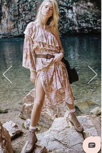 spell jungle one shoulder dress