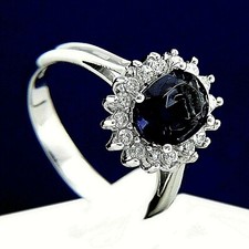 Women  s Bridal Engagement Ring 5.09 CT Sapphire Cut CZ 925 Sterling Silver