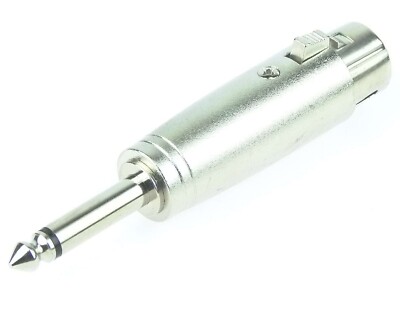 Adam Hall Audio Adapter XLR 3-pol female Buchse auf 6,3 mm Klinke mono Stecker