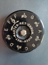 Pitch Inst Master Key Chrom Tuner Metal  Bakelite Vintage