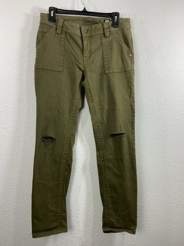 Miss Me Olive Green Color Jeans Womens 