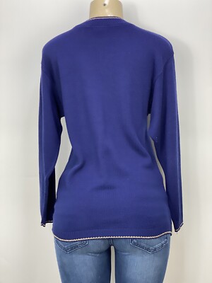 80-90s Anthony Richards Sweater Women's USA Navy Blue Sz Medium