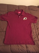 Washington Redskins NFL Brand Embroidered Logo Polo Shirt Size Small