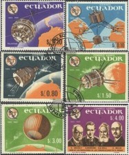 équateur 1190-1195 oblitéré 1966 uit et Space