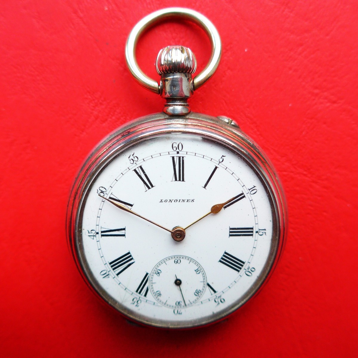 Special Men's Pocket Watch,Longines-Silber-Aussehen Function