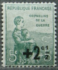 1922 FRANCE Y & T N° 163 Neuf *  AVEC TRACE CHARNIERE