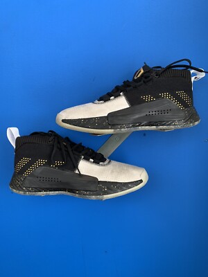 Adidas Dame 5 Shoes G28821 Core Black Gold Metallic Cloud Lillard Size 9.5 NIB Adidas G28821 Dame 5 Shoes Core Black Gold Metallic  main image 3