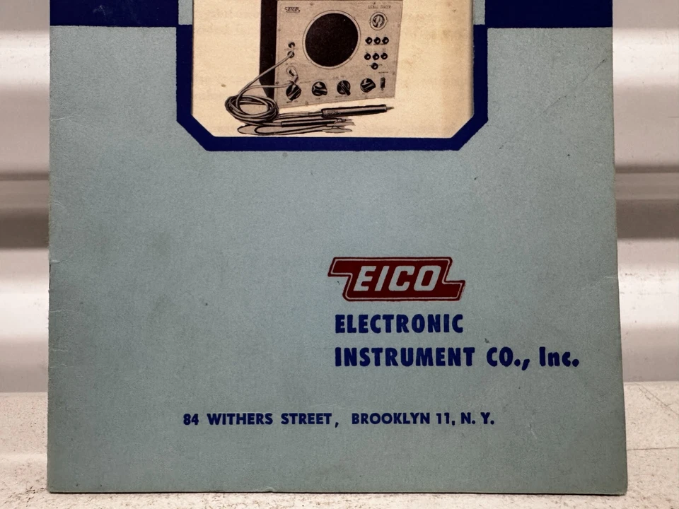 Instrumento Electrónico Manual de Instrucciones Generador de Señal EICO Modelo 324 De Colección Foto 3 de 4
