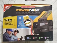 (Slightly Used) PowerDrive PD1500 1500 Watt Power Inverter with Bluetooth
