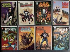 The Punisher One-shot Comic Book Lot 8x 1990 Man Named Frank ++ Marvel Comics