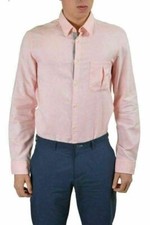 Hugo Boss "C-Beridot" Men's Pink Modern Fit Button Down Casual Shirt US L IT 52