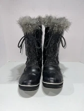 SOREL Black Stone TOFINO II Waterproof Winter Snow Boots Size 6 Tall