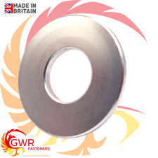 M3 M4 M5 M6 M8 M10 M12 Aluminium Anodised Flat Penny Washer - Bar Turned - Bike