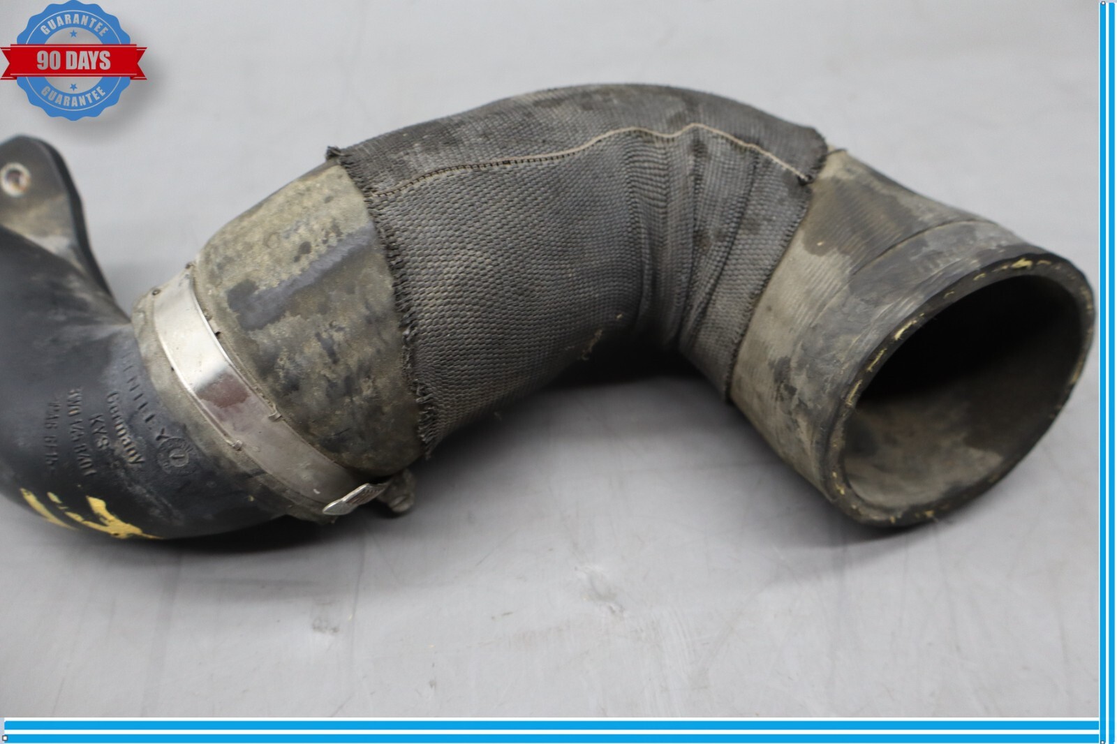 06-12 Bentley Continental Right Side Intercooler Hose Pipe 3W0145832E Black Oem