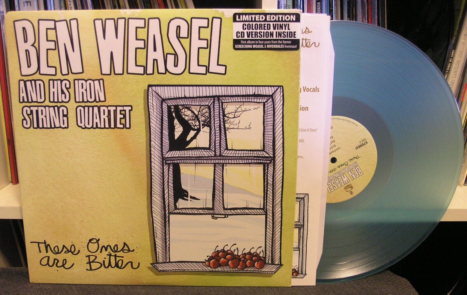 Ben Weasel "These Ones Are Bitter" LP/CD /500 Screeching Riverdales Queers Nofx 