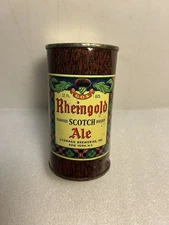 RHEINGOLD SCOTCH ALE 12oz. F/T WOOD GRAIN BEER CAN. LIEBMAN BREWERIES, NEW YORK