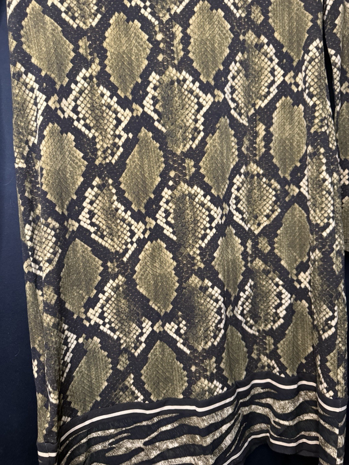 Michael Kors python-print matte-jersey shift dres… - image 6