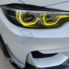 BMW 4 Series M4 Headlight Module Set LED DRL Yellow French CSL Competition
