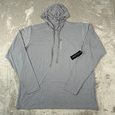 Anetik Low Pro Tech Hoodie Mens 3XL Gray Performance Vint UV Sun Shirt NWT