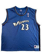 Vintage Champion NBA Washington Wizards Michael Jordan 23 Jersey Mens XL