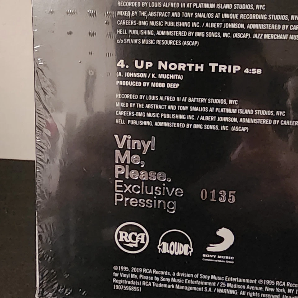 【 MOBB DEEP 】THE INFAMOUS - 2XLP BLUE & ORANGE HAZE VINYL RECORD - VMP #135/1000 - Image 3 of 3