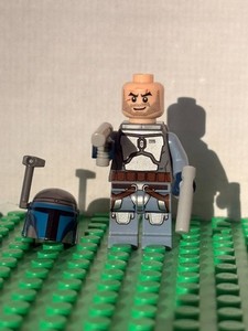 LEGO Star Wars Jango Fett Smile Minifigure sw0468 From Set 75015 Retired