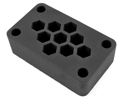 Maxline R/C Products 7x4x2'' Foam Car Stand (Black) (1/10 Off Road) [MLP-0002]