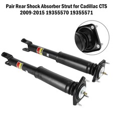 Pair Rear Shock Absorber w/ Electric for Cadillac CTS 09-15 19355570 19355571.