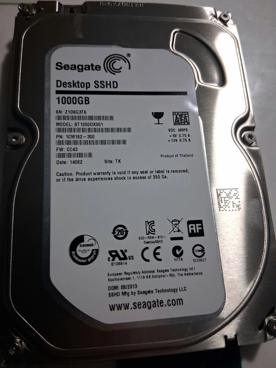 Seagate 1 TB Internal Hard Disk Drives Hybrid (HDD/SSD) for sale